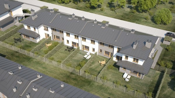 Mieszkanie jednopoziomowe z ogrodem